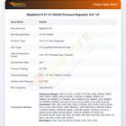 Magikitch'N 27-01-00283 Pressure Regulator 3/4" LP