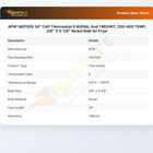APW 1487000 Thermostat S-Type 200&deg;F-400&deg;F 3/8" X 5-1/8" Bulb 24" CAP