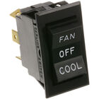 Montague MON20318-1 Range Rocker Switch DPDT Black ON/OFF/ON 20A 125V/277V