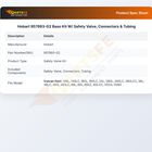 Hobart 957893-G2 Baso Kit W/ Safety Valve, Connectors & Tubing