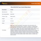Pitco 60127301 Fryer Relay Control Board