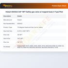 Hobart 920422 Safety Gas Valve W/Magnet Head 3/8" NPT K-Type Pilot