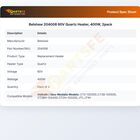 Belshaw 204008 60V Quartz Heater, 400W, 2pack