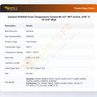 Garland 1019400 Temperature Control Thermostat 1/2" NPT 3/16" X 14-3/4" 150&deg;F-550&deg;F FDO