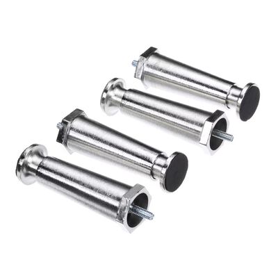 Silver King 10314-89PT Leg Kit W/Pads Metal 4" Set Of 4