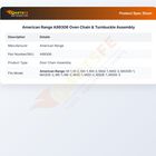 American Range A99306 Oven Chain & Turnbuckle Assembly