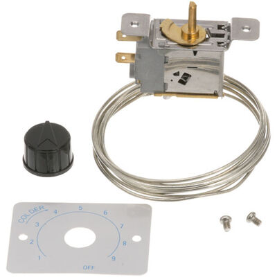 Randell RDHD CNT0501 Cold Control W/ 0.166" D-Stem Shaft, 42" Cap, Dial Plate & Knob