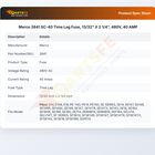 Merco 3841 SC-40 Time Lag Fuse, 13/32" X 2 1/4", 480V, 40 AMP
