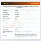 Star Mfg 2E-Z4497 &ldquo;Hi-Limit Type 60T15, 190 F TEMP, Manual Reset, 2 EA 1/4" TABS, 2 MT Holes