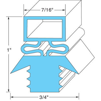 Traulsen 27564 Door Gasket 21-5/8" X 59-5/8"