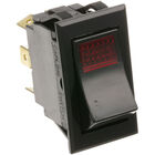 Garland 1872404 DPDT Red Light Switch W/ 7/8" X 1-1/2" Hole & 6x1/4" Tab Terminals