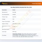 Star Mfg 200558 COOLING FAN 115V, 2700
