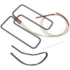 Star Mfg Z1980 Top Grill Heating Element 10-1/2" X 11-1/2" 800W 120V W/Ring Terminal Leads 35" & 48" & Wire Tie
