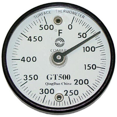 Comark CMRKGT500K Magnetic Grill Thermometer, 2" DIA