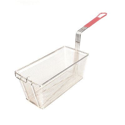 Vulcan Hart 00-499223-00001 Fryer Twin Size Basket 13-1/4"L X 6-5/8" W X 6" H Coated Handle