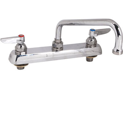 T&S Brass TSB1121M Brass Faucet, 8" Deck Mount, 1/2" Inlet, Lead-Free