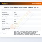 Hatco 2.08.107 42" New Style Warmer Element, 120V 950W, .260" DIA