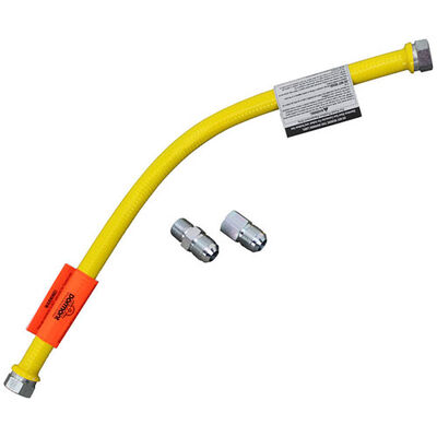 Dormont 1675NPFS24 3/4"  MPT/FPT Stainless Steel Gas Connector W/ Pvc Coated