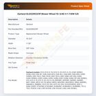 Garland GLG0295201P Range Blower Wheel 10-3/4"D X 1-7/8"W 5/8"