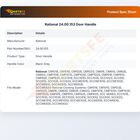 Rational 24.00.153 Door Handle