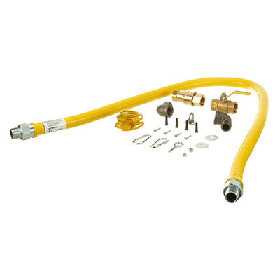 Dormont 44-S0410-60 Gas Hose Kit 3/4" X 60" SS Yellow Quick Disconnect