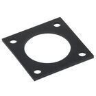 Champion 108345 3" SQ Black Rubber Flange Gasket, 2.25" Mount Hole Centers
