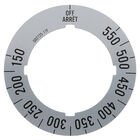 Garland G02725-17 Range Dial Insert OFF-175&deg;F-550&deg;F