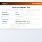 Pitco 60142301 Amber Indicator Light