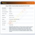 Hobart 112852-1 Cast Iron Broiler Top Grate 23-1/4" X 5-1/4"