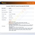 Frymaster FM1897 36" Coaxial Thermopile 250-750 MV