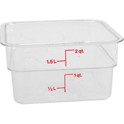 Container Clear  2qt For Cambro - Part# 2sfscw