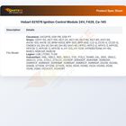 Hobart 821078 Fryer Ignition Control Module 24V F429 CA-155