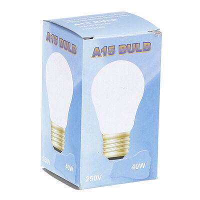 Vulcan Hart VH342766-2 40W Bulb with White Frosted Interior, 250V