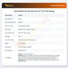 Duke 600547 Hot Top Valve W/ 1/4" CCT Pilot Fittings
