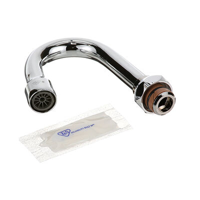 T&S Brass 131XM Gooseneck Spout Swivel 2-13/16" Spread 4-3/4" H