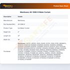 Manitowoc 40-1098-9 Water Curtain