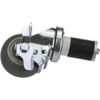 Allpoints 262409 Swivel Stem Caster W/BRK 3 W 1-5/8 OD Tubing