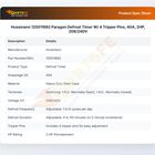 Hussmann 125011662 Paragon Defrost Time Clock 2HP 40A 208/240V