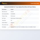Garland GL1028289 1/4" Oven Nat/lp Pilot Orifice W/ Flame Pattern,