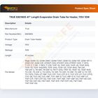 TRUE E801805 41" Evaporator Drain Tube Heater 10W 115V