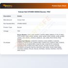 Vulcan Hart 411499-00002 Buzzer, 115V