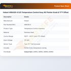 Hobart 498438-A Temperature Control Assembly W/Pointer Knob SS 17&deg;F Offset