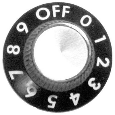 Savory 12919SP Knob 1-1/8 D, OFF-0-9