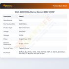 Wells 2N30398UL Warmer Element 240V 1200W