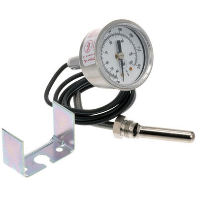 Jackson 06685-111-68-48 Dishwasher Rinse Temperature Gauge 2" Dial  5/8" U Clam