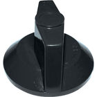 Hobart 00-719256-00002 Black Plastic Burner Valve Knob, 2-1/2" DIA, OFF-ON, Mount .24"