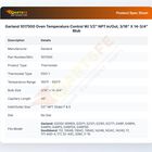 Garland 1017500 Temperature Control Thermostat 3/16" X 14-3/4" 150&deg;F-550&deg;F FDO