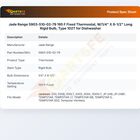 Jade Range 5903-510-02-79 Thermostat 1/4" X 6-1/2" 195&deg;F