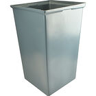 Rubbermaid FG356700GRAY Grey Rigid Trash Can Liner 35 Gallons
