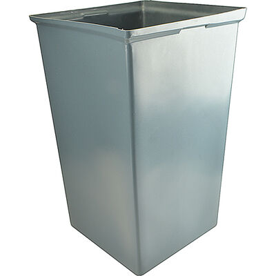 Rubbermaid FG356700GRAY Grey Rigid Trash Can Liner 35 Gallons